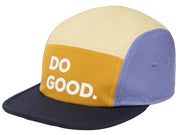 Do Good 5-panel Hat Amber And Carbon