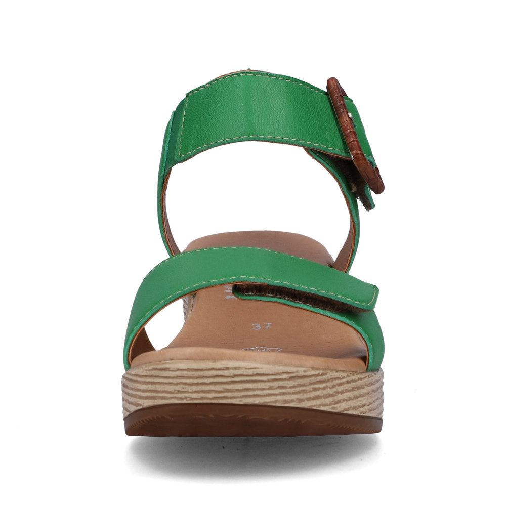 Green Heeled Sandal