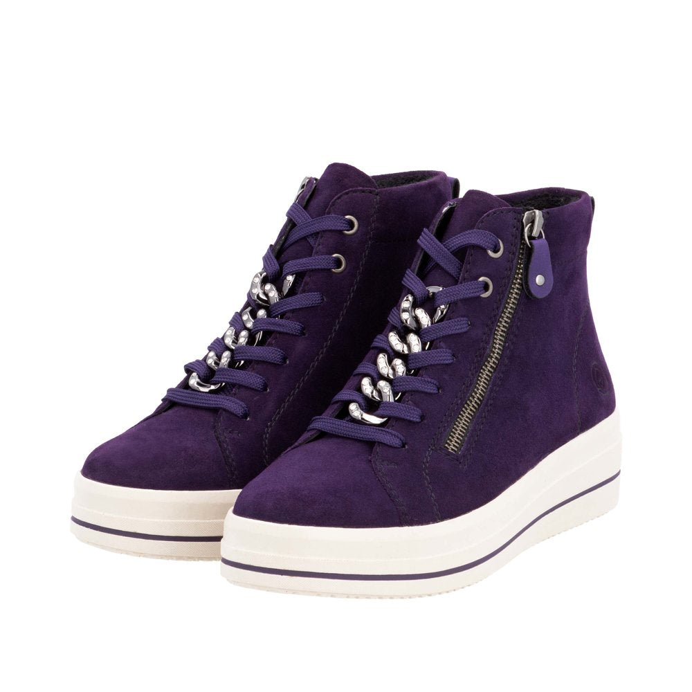 Aubergine Lace Up Boot – Quarks Shoes