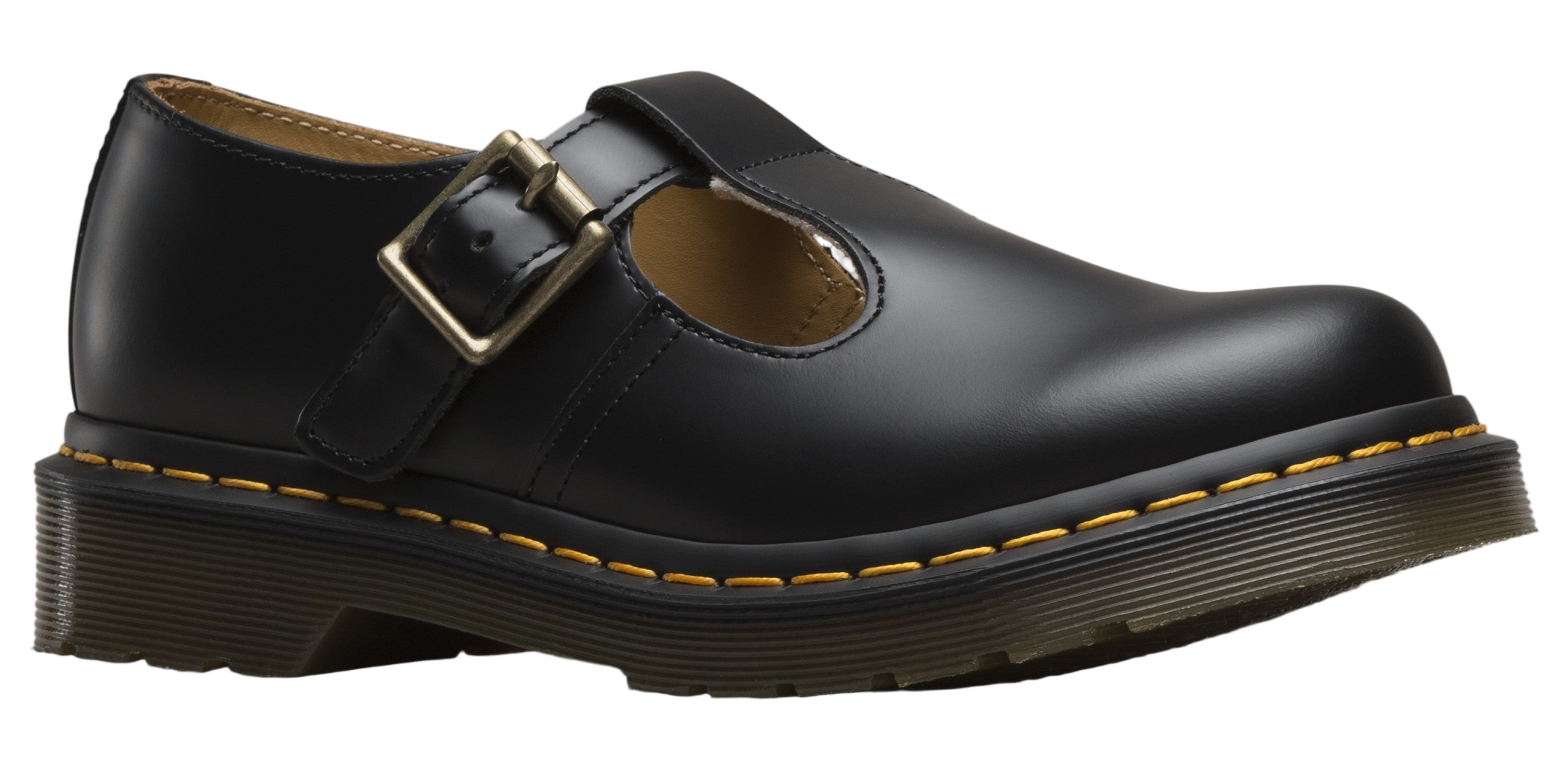 Polley Black Smooth | Quarks Shoes