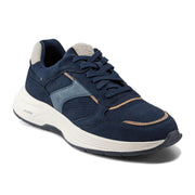 Harrison2 Laceup Blue Wide