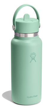 32oz Wide Flex Straw Cap Mermaid Green