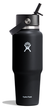 32oz Wide Flex Travel Bottle Black