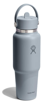 32oz Wide Flex Straw Travel Bottle Shale Gray