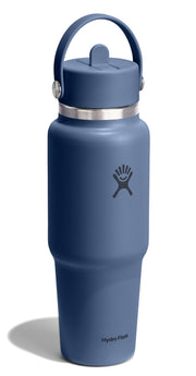 32oz Wide Flex Straw Travel Bottle Harbor Blue