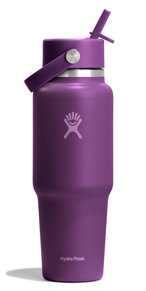 32oz Wide Flex Travel Bottle Beach Plum – Quarks Shoes