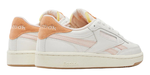 low-rise sneakers with tan accents