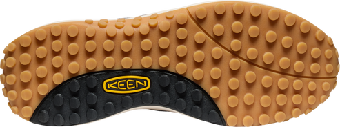Sole of a shoe with circular treads and a 'KEEN' logo.
