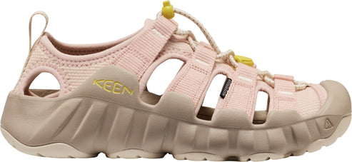 A light pink sandal with a closed toe.