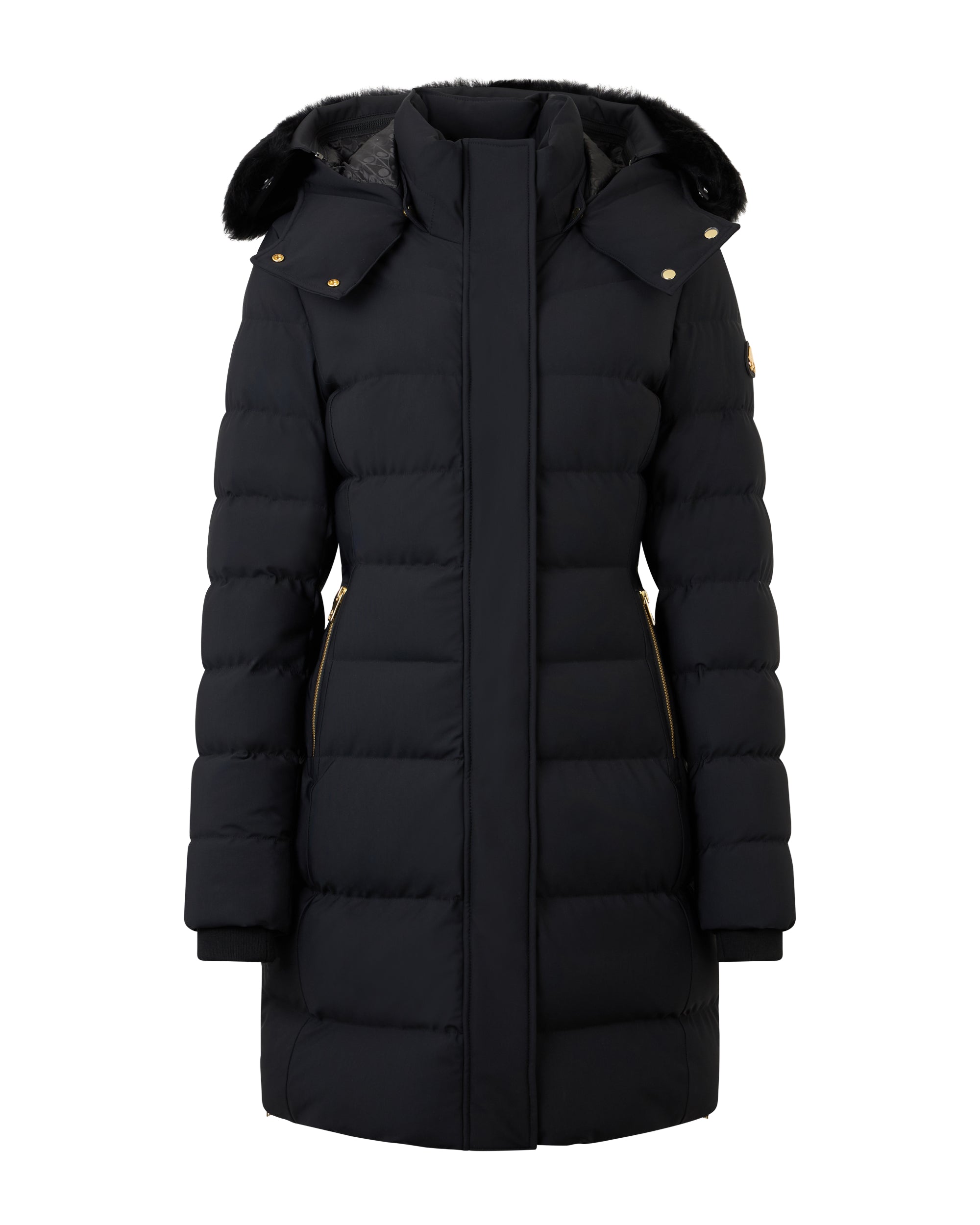 値下げ★美品クリーニング済み【UN3D】BLOCKING P COAT Watershed 3 Gold Parka Black/Black | Quarks Shoes