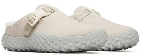 Pair of casual shoes with a buckle strap and lug soles.