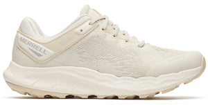 Beige running shoe with "MERRELL" text on the side.