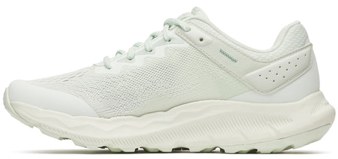 a sneaker, off-white, with a white sole