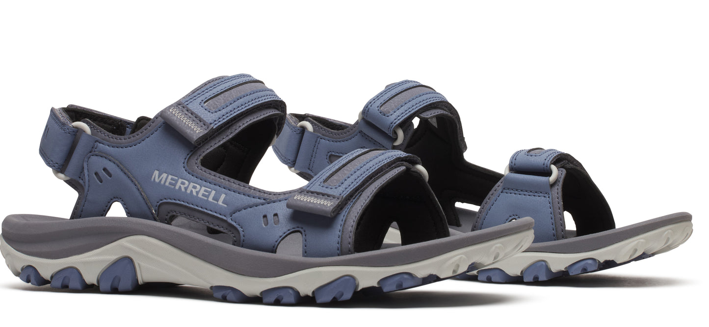 Pair of MERRELL sandals with adjustable straps.