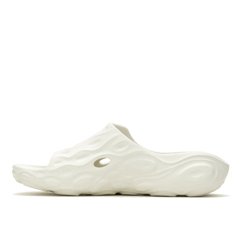 White textured slide with side cut-out.