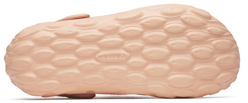 Sole of a shoe with small, repeating oval protrusions and 'MERRELL' text.