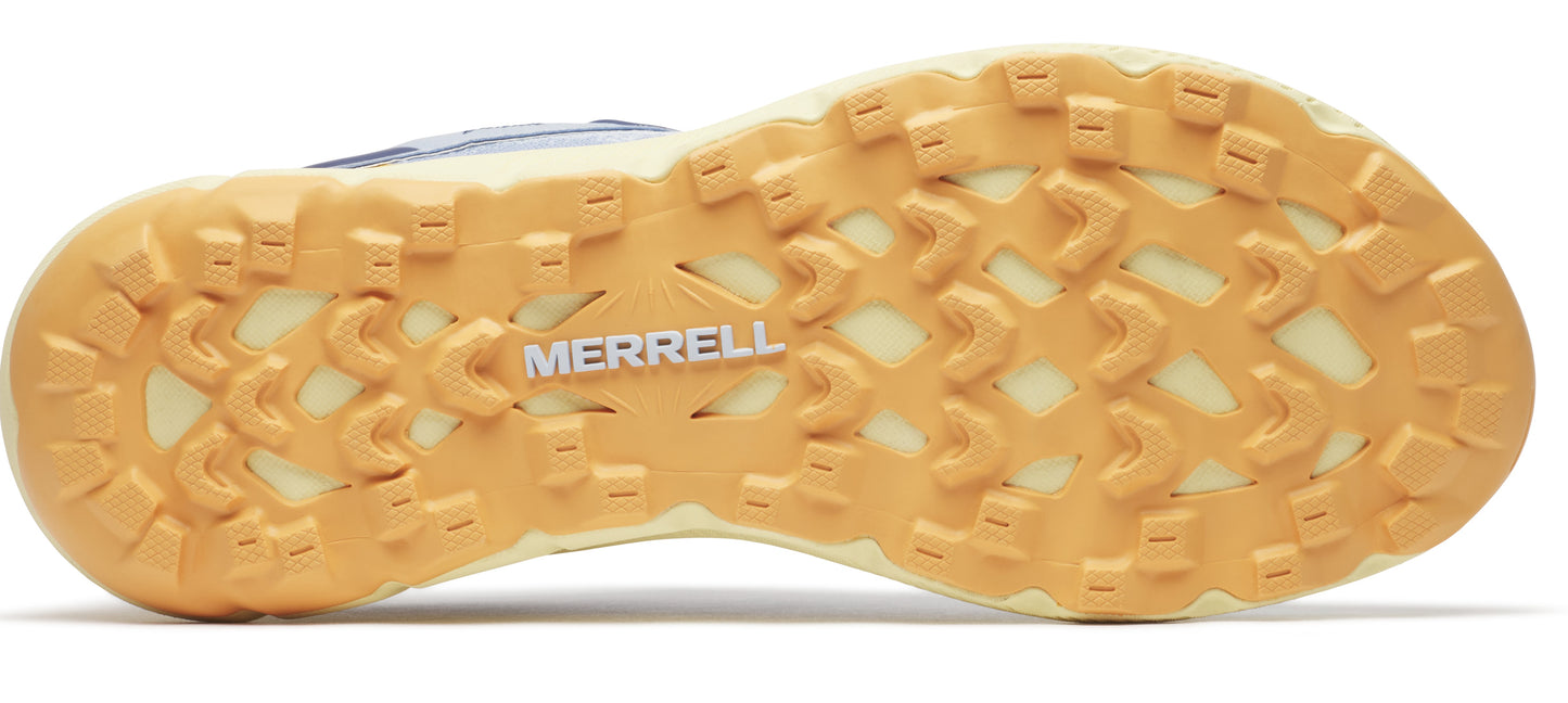 sole with a pattern and the word MERRELL in the center