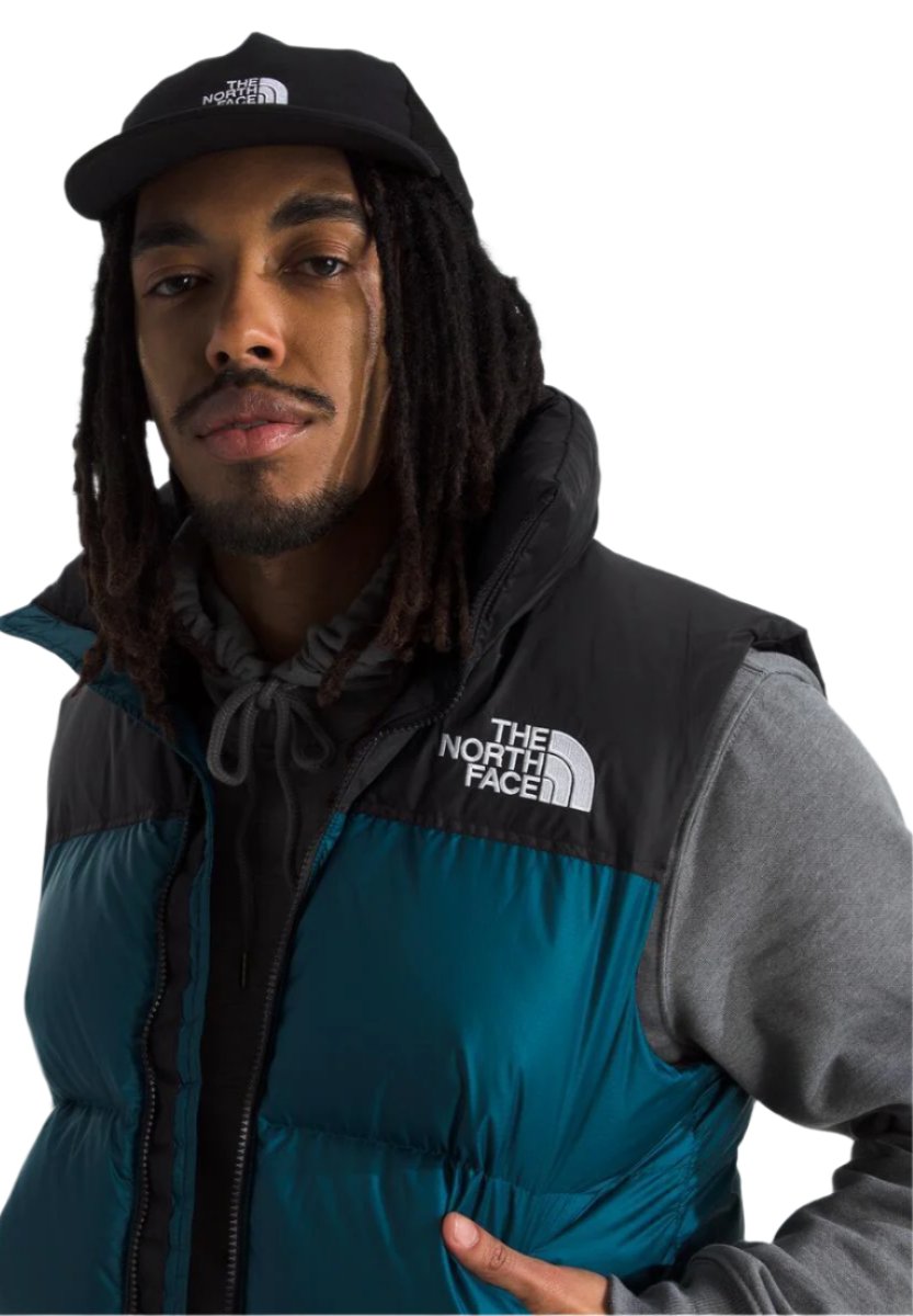 Men's 1996 Retro Nuptse Vest Midnight Petrol | Quarks Shoes