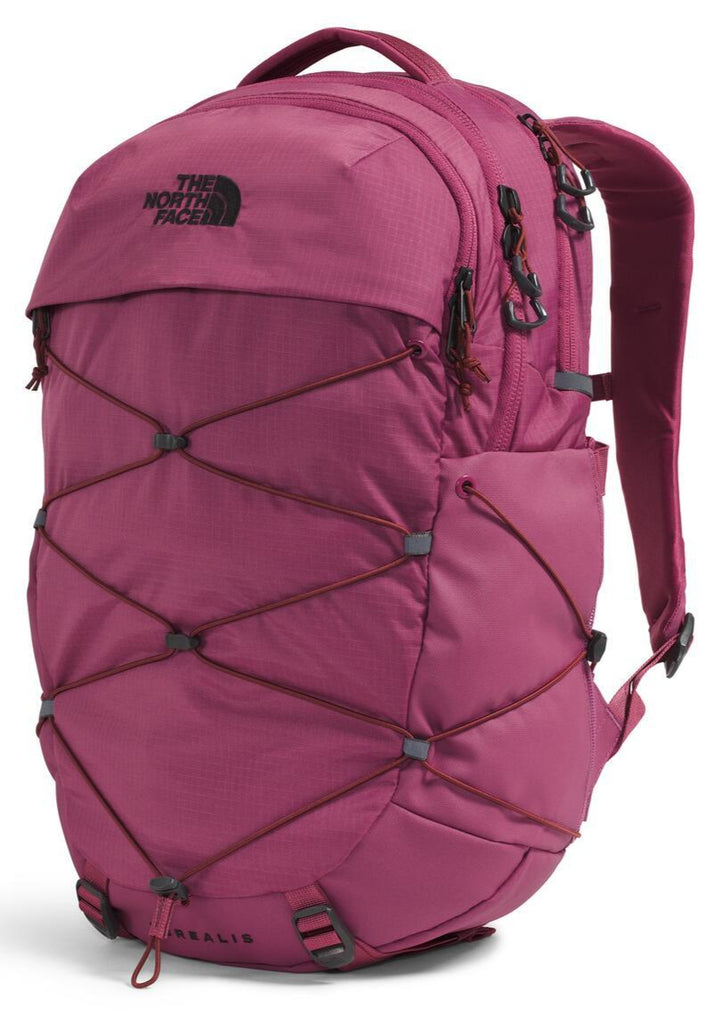 boysenberry north face backpack Women's Borealis Cyber Berry/Sumac