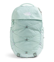 north face backpacks tnf white metallic melange mid grey Women's Borealis TNF White Metallic Mélange/Mid Grey-npf