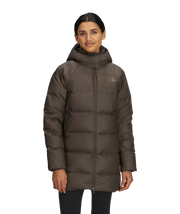 Women's Hydrenalite City Down Hooded Parka Smokey Brown
