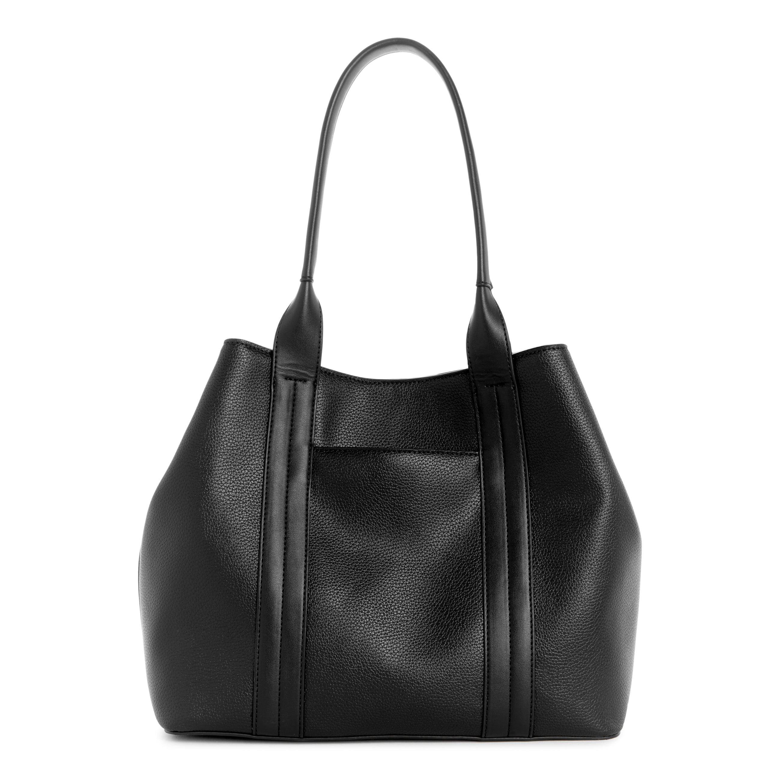 Kyndall Trap Tote W/Pouch Black | Quarks Shoes
