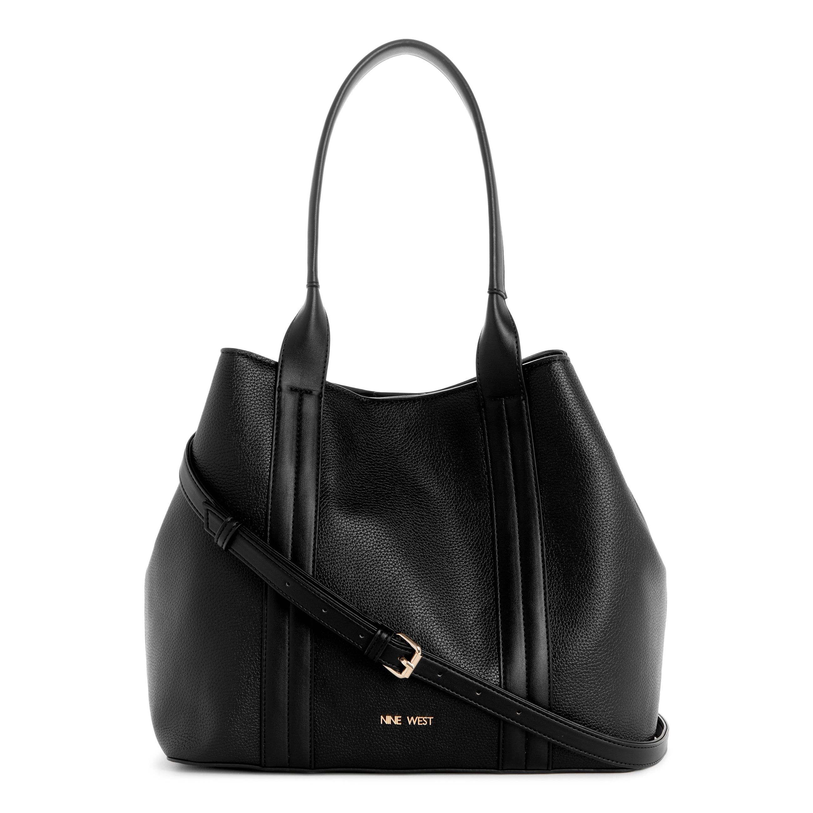 Kyndall Trap Tote W/Pouch Black | Quarks Shoes Kyndall Trap Tote W/Pouch Black | Quarks Shoes