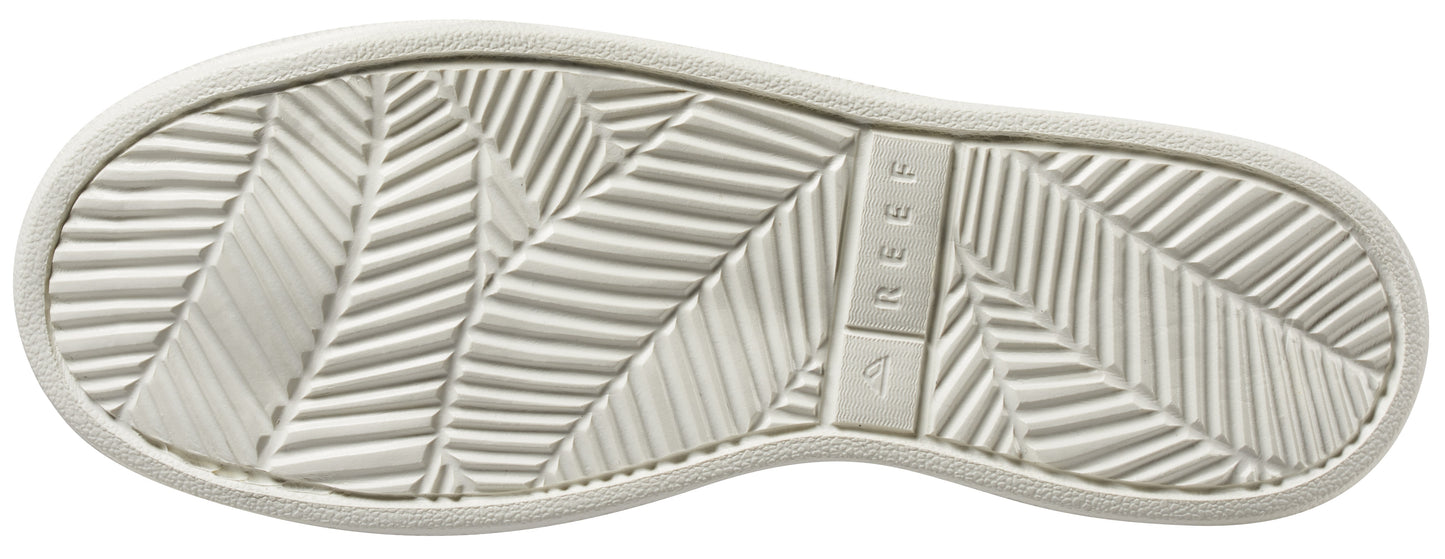 Sole of a shoe with a textured pattern and the word "REEF" visible.