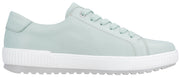 Pale Cyan Lace Up W Side Zip