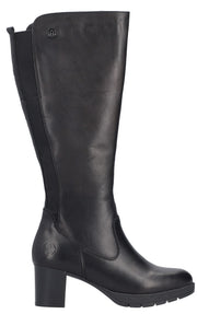 Black Tall Heeled Boot