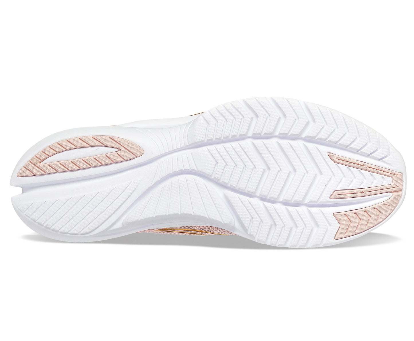 Shoe sole with a pattern of parallel lines.