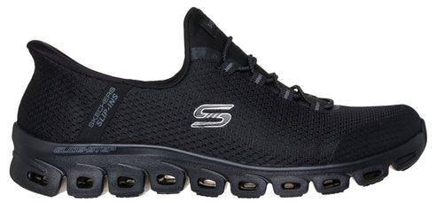 A black Slip-ins shoe with the S logo.