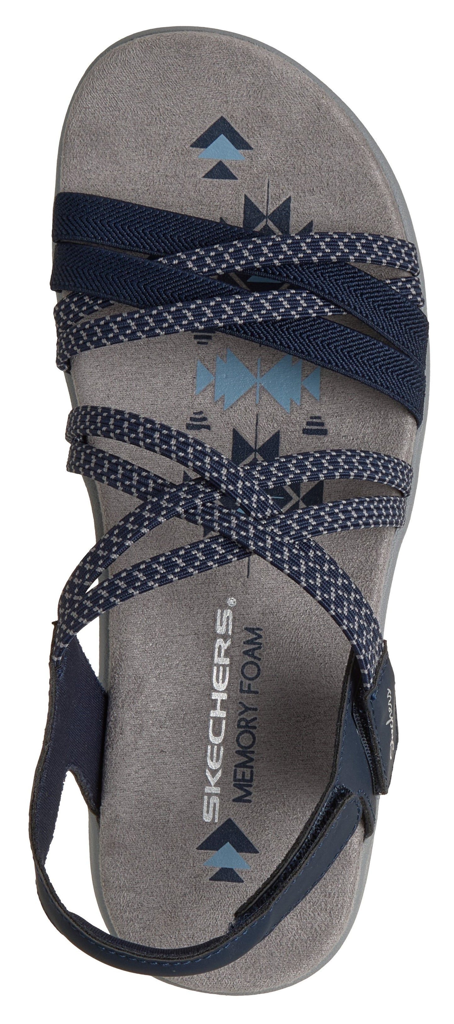 sandals with multiple crisscrossing straps