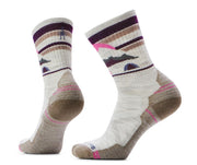 W Hike Light Cushion Mountain Moon Crew Socks Ash