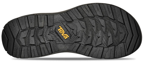 A shoe sole with the text "Teva" on it.