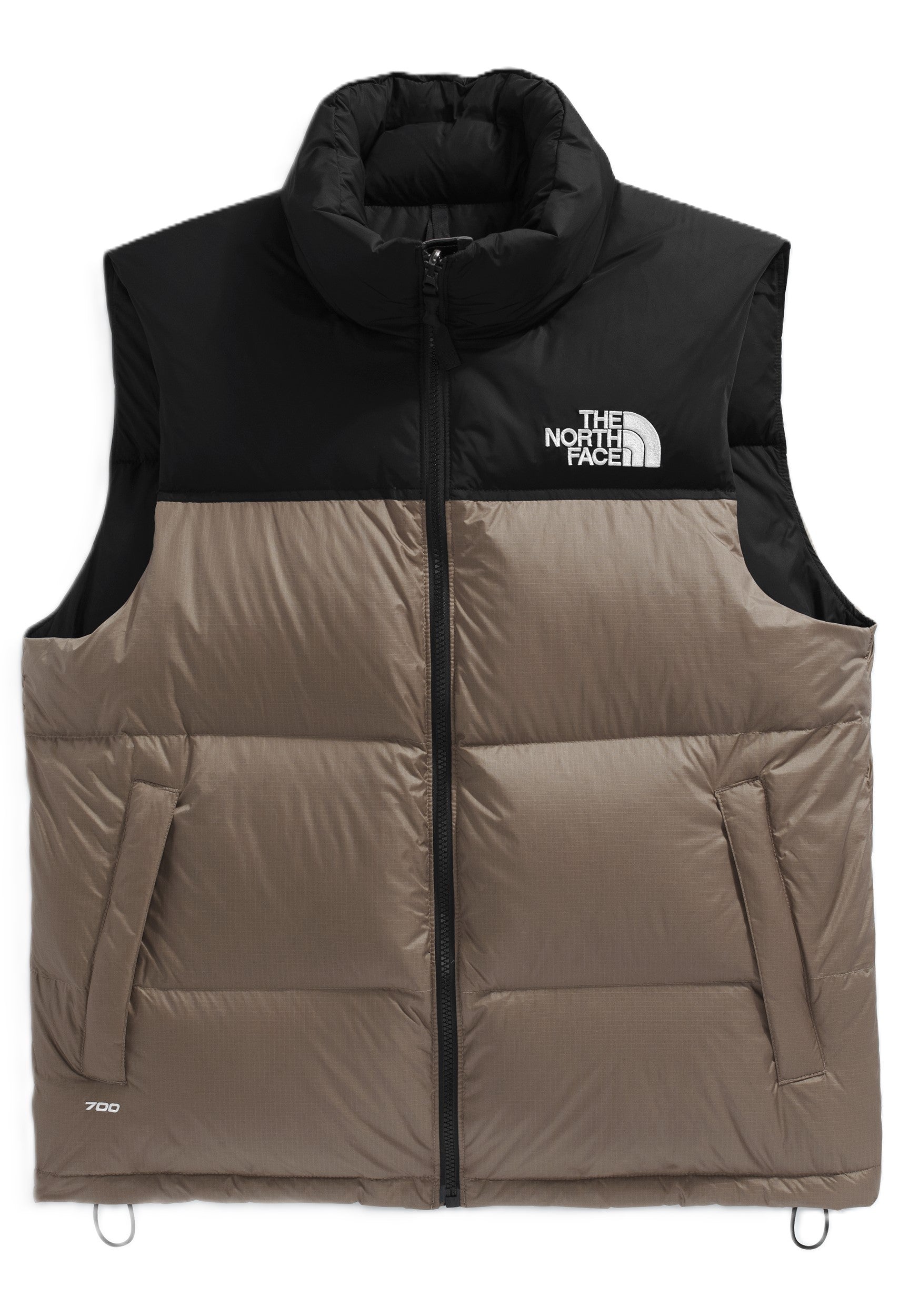 Men's 1996 Retro Nuptse Vest Mocha Brown/Tnf Black | Quarks Shoes