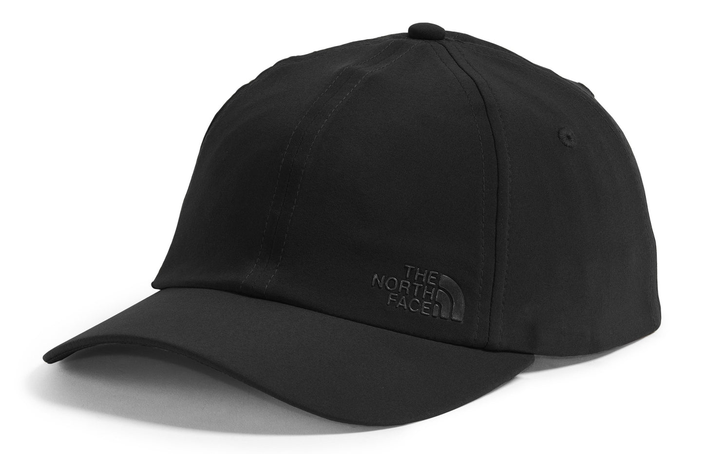 Black ball cap with a curved brim.