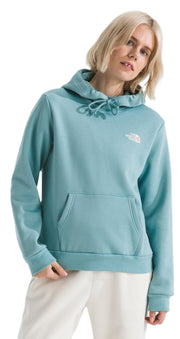 Women's Evolution Floral-cloud Hoodie Graphic Blue Eclipse