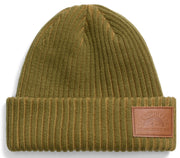 Salty Lined Se Beanie Caraway Seed Leather Patch