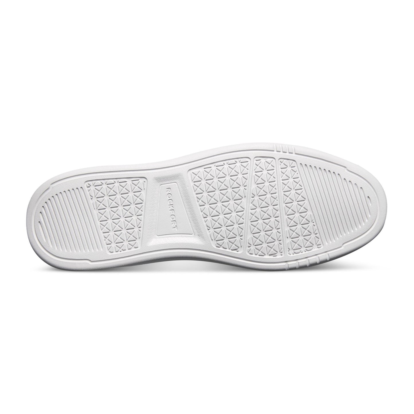 white shoe sole with cross pattern
