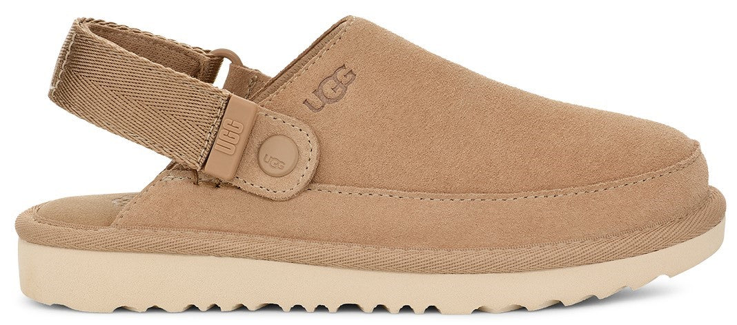 Tan UGG Tasman Slipper with velcro strap