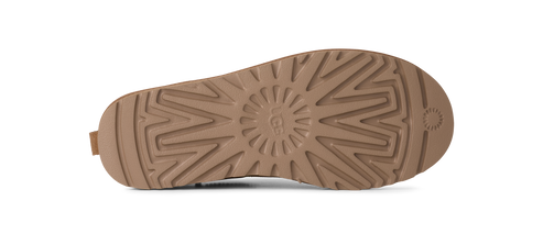 UGG boot sole with radial tread pattern.
