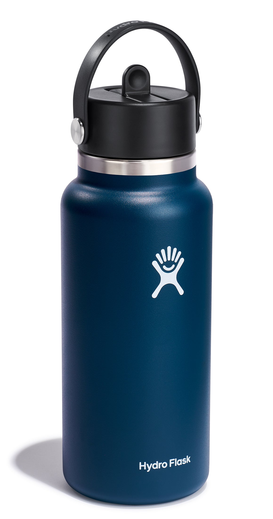 32oz Wide Flex Straw Cap Indigo | Quarks Shoes