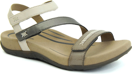 Aetrex Sandals Gabby Stone Multi