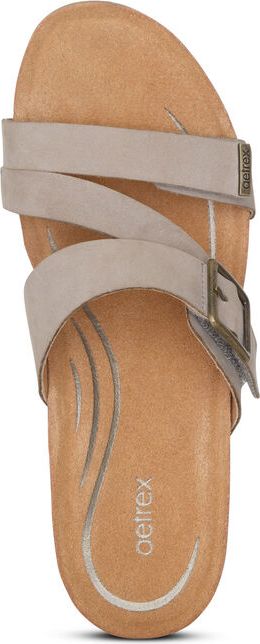 Aetrex Sandals Kimmy Taupe