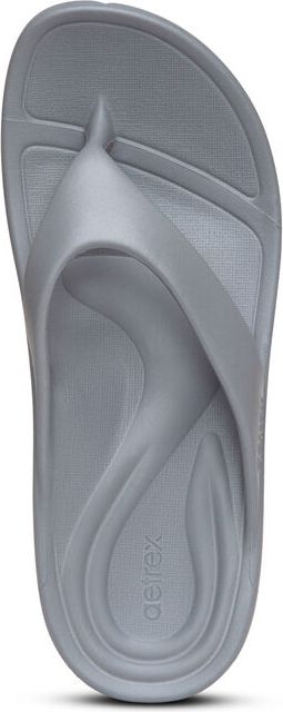 Aetrex Sandals Maui Flip Grey