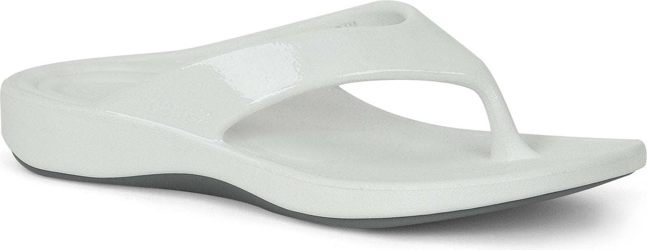 Aetrex Sandals Maui Flip White