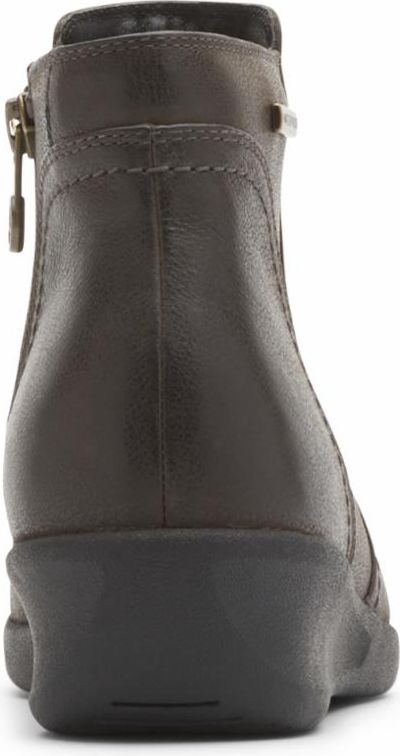Aravon Boots Fairlee Ankle Boot Chocolate Brown - Wide