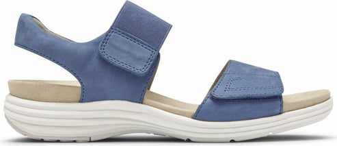 Aravon Sandals Beaumont Two Strap Blue - Extra Wide