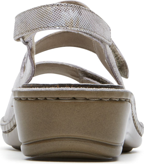 Aravon Sandals Cambridge 3 Strap Silver